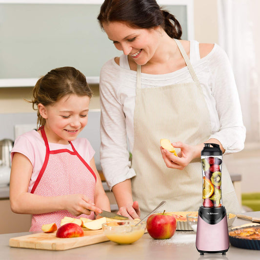 Blender Mix&Go 300 Watt 2x550ml Flaschen Pink